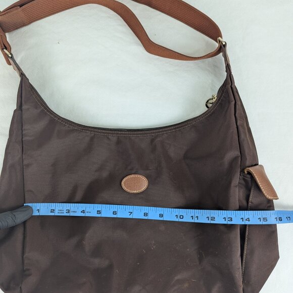 Longchamp Le Pliage Nylon Brown Crossbody Bag– Used Authentic, Classic Everyday! - Picture 15 of 15